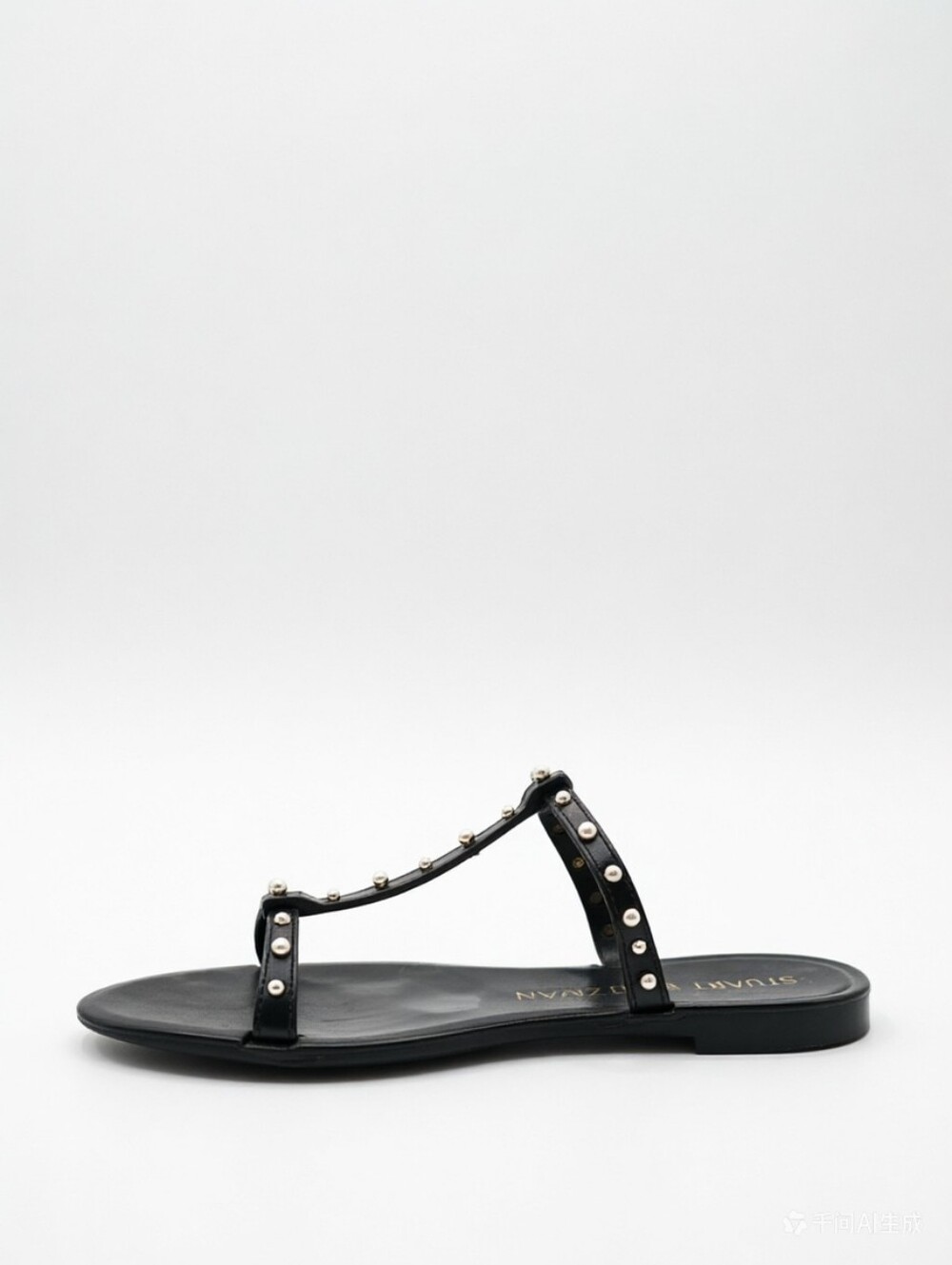 Stuart Weitzman Mellie Pearlstud jelly sandals